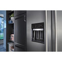 Kitchenaid® 25.1 Cu. Ft. 42" Built-In Side-by-Side Refrigerator with Ice and Water Dispenser KBSD702MSS