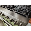 KitchenAid® 36'' Smart Commercial-Style Dual Fuel Range with 6 Burners KFDC506JAV