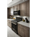 Kitchenaid® 30-Inch 5-Burner Gas Convection Range KFGG500EBS