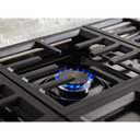 KitchenAid® 48'' Smart Commercial-Style Dual Fuel Range with Griddle KFDC558JIB
