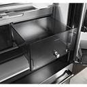 Kitchenaid® 23.8 cu. ft. 36" Counter-Depth French Door Platinum Interior Refrigerator with PrintShield™ Finish KRFC704FPS