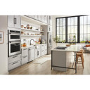 Kitchenaid® 23.8 cu. ft. 36" Counter-Depth French Door Platinum Interior Refrigerator with PrintShield™ Finish KRFC704FPS