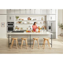 Kitchenaid® 23.8 cu. ft. 36" Counter-Depth French Door Platinum Interior Refrigerator with PrintShield™ Finish KRFC704FPS
