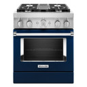 KitchenAid® 30'' Smart Commercial-Style Dual Fuel Range with 4 Burners KFDC500JIB KitchenAid® 30'' Smart Commercial-Style Dual Fuel Range with 4 Burners KFDC500JIB