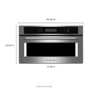 Kitchenaid® 27" Built In Microwave Oven with Convection Cooking KMBP107ESS