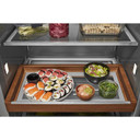 Kitchenaid® 29.4 Cu. Ft. 48" Built-In Side-by-Side Refrigerator with Ice and Water Dispenser KBSD708MSS