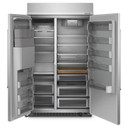 Kitchenaid® 29.4 Cu. Ft. 48" Built-In Side-by-Side Refrigerator with Ice and Water Dispenser KBSD708MSS