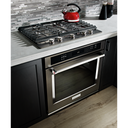Kitchenaid® 30 Single Wall Oven with Even-Heat™ True Convection KOSE500EBS