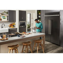 Kitchenaid® 30 Cu. Ft. 48" Built-In Side-by-Side Refrigerator with PrintShield™ Finish KBSN708MBS