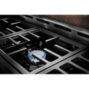 KitchenAid® 48'' Smart Commercial-Style Gas Range with Griddle KFGC558JMH