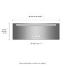 Kitchenaid® 27'' Slow Cook Warming Drawer KOWT107ESS