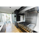 Jennair® NOIR™ 48" Dual-Fuel Professional Range with Chrome-Infused Griddle JDRP548HM