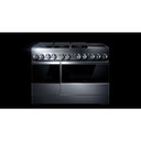 Jennair® NOIR™ 48" Dual-Fuel Professional Range with Chrome-Infused Griddle JDRP548HM