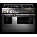 Jennair® 48" RISE™ Gas Professional-Style Range with Infrared Grill JGRP648HL