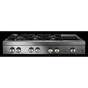 Jennair® 48" RISE™ Gas Professional-Style Rangetop with Chrome-Infused Griddle JGCP548HL