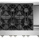 Jennair® 48" RISE™ Gas Professional-Style Rangetop with Chrome-Infused Griddle JGCP548HL