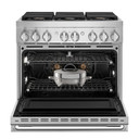 Jennair® 36" NOIR™ Dual-Fuel Professional-Style Range JDRP436HM