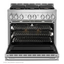 Jennair® 36" NOIR™ Gas Professional-Style Range JGRP436HM