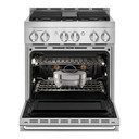Jennair® 30" NOIR™ Gas Professional-Style Range JGRP430HM