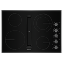 Jennair® Black Floating Glass 30 JX3™ Electric Downdraft Cooktop JED3430GB