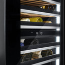 Jennair® NOIR™ 24" Built-In Undercounter Wine Cellar, Left Swing JUWFL242HM
