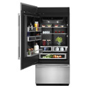 Jenn-Air® 36” Fully Integrated Built-In Bottom-Freezer Refrigerator (Left-Hand Door Swing) JB36NXFXLE