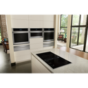 Jennair® 36 Lustre Trim Electric Radiant Downdraft Cooktop with Tap Touch Controls JED4536KS