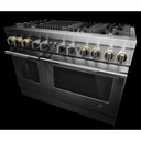 Jennair® RISE™ 48" Dual-Fuel Professional Range with Gas Grill JDRP648HL