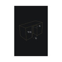 Jennair® NOIR™ 24" Under Counter Glass Door Refrigerator, Right Swing JUGFR242HM Jennair® NOIR™ 24" Under Counter Glass Door Refrigerator, Right Swing JUGFR242HM