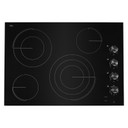 Jennair® 30" Oblivion Glass Radiant Cooktop with Halo-Effect Knobs JEC3430HB