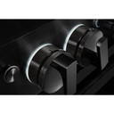 Jennair® NOIR™ 48" Dual-Fuel Professional-Style Range with Chrome-Infused Griddle and Steam Assist JDSP548HM
