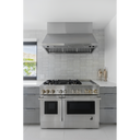 Jennair® RISE™ 48 Dual-Fuel Professional-Style Range with Chrome-Infused Griddle and Grill JDRP748HL