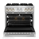 Jennair® RISE™ 36 Dual-Fuel Professional Range JDRP436HL