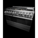 Jennair® 48" NOIR™ Gas Professional-Style Range with Chrome-Infused Griddle JGRP548HM