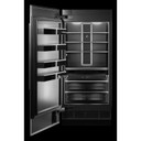 Jennair® 36" Built-In Column Refrigerator with NOIR™ Panel Kit, Left Swing JKCPL361GM