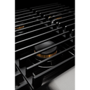 Jennair® NOIR™ 36 Dual-Fuel Professional-Style Range with Chrome-Infused Griddle and Steam Assist JDSP536HM