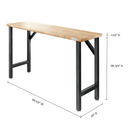 Gladiator® 66-1/2 Wide Hardwood Modular Workbench GAWB66HWGG