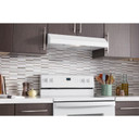 Whirlpool® 30" Range Hood with Dishwasher-Safe Full-Width Grease Filters WVU17UC0JW