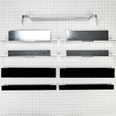 Built-In Oven/Microwave/Coffee Machine Side Trim Cover Kit, Black/Noir W11290015