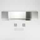6” (15.2 cm ) Slide-in Range Backsplash, Stainless W10655450