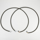 4' Braided hoses with 90 degree elbow 1700 PSI - 2 Pack 8212638RP 4' Braided hoses with 90 degree elbow 1700 PSI - 2 Pack 8212638RP