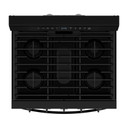 Whirlpool® 30-inch Smart Gas Range with Air Cooking Technology, Steam/Self Cleaning, Rapid Preheat 5.3 CuFt Capacity WFGS7530RB