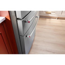 Kitchenaid® 26.2 Cu. Ft. Multi-Door French Door Refrigerator with Platinum Interior KRMF536RBS
