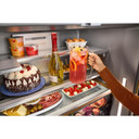 Kitchenaid® 36" Counter-Depth 19.4 Cu Ft 4-Door Refrigerator with Flexible Temperature Zone KRQC736RPS
