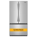 Whirlpool® 36-Inch French Door Refrigerator with Interior Water Dispenser - 31 cu. ft. WRFF3336SZ