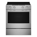 Kitchenaid® 5.3 Cu. Ft. Slide-in Electric Range with Two Even-Heat™ Hyper Elements and Convection Cooking Modes YKSES530SPS