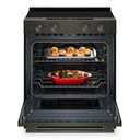 Kitchenaid® 30-Inch 5-Element Electric Slide-In Convection Range YKSES530SBE