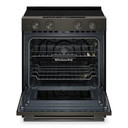 Kitchenaid® 30-Inch 5-Element Electric Slide-In Convection Range YKSES530SBE