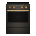 Kitchenaid® 30-Inch 5-Element Electric Slide-In Convection Range YKSES530SBE
