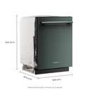 Kitchenaid® Third Level Jet Rack Dishwasher with 40+ Total Wash Jets, 41 dBA KDTS324SJP